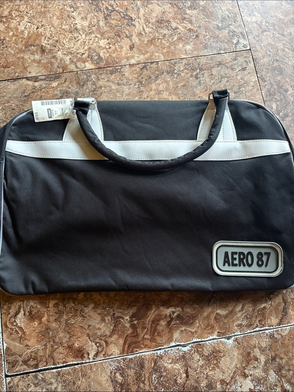 Aeropostale Black and White AERO 87 Women's Tote